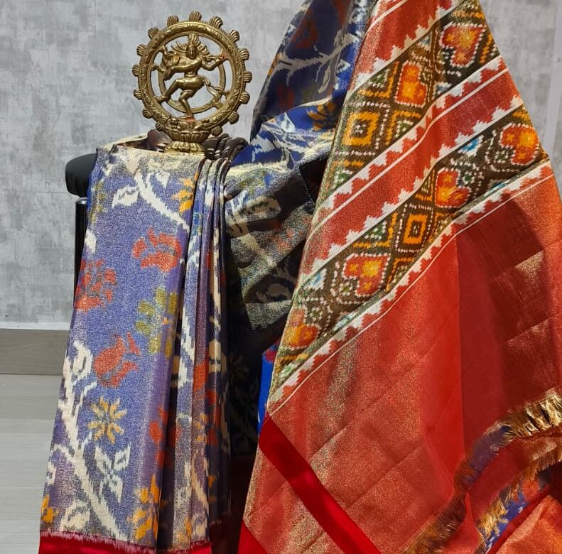 Latest And Exclusive Ikkath Full Tissue Silk Sarees (6)