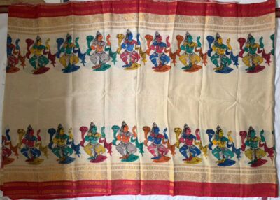 Latest Bangori Silk Sarees With Pen Kalamkari (8)