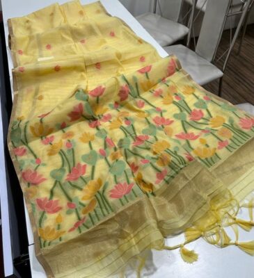 Latest Cotton Silk Jamdhani Sarees (12)