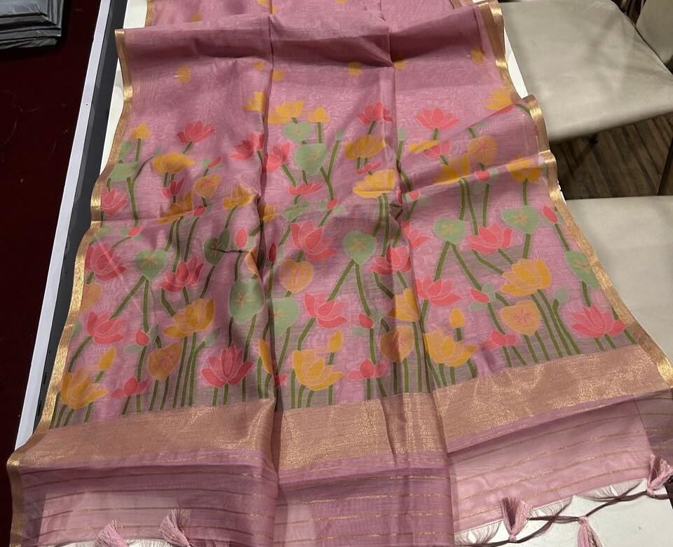 Latest Cotton Silk Jamdhani Sarees (13)