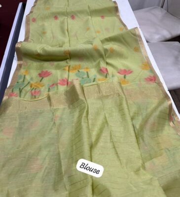 Latest Cotton Silk Jamdhani Sarees (7)