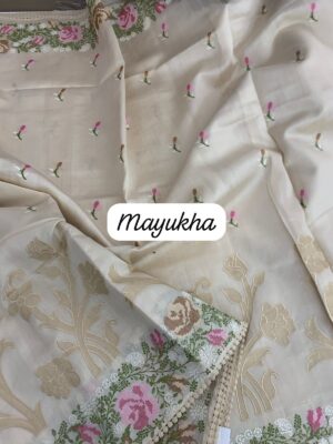 Latest Fancy Tussar Sarees With Mattee Borders (2)