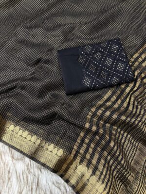 Latest Georgette Viscose Sarees With Blouse. (8)