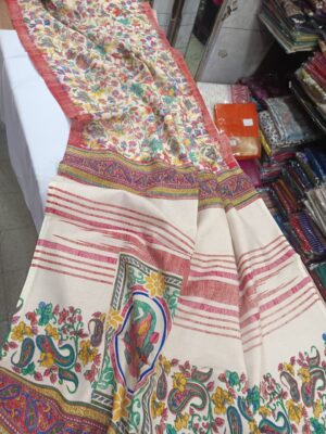 Latest Soft Kalamkari Silk Sarees (10)