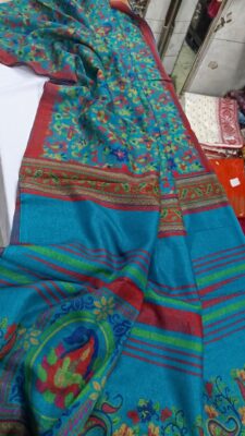 Latest Soft Kalamkari Silk Sarees (12)