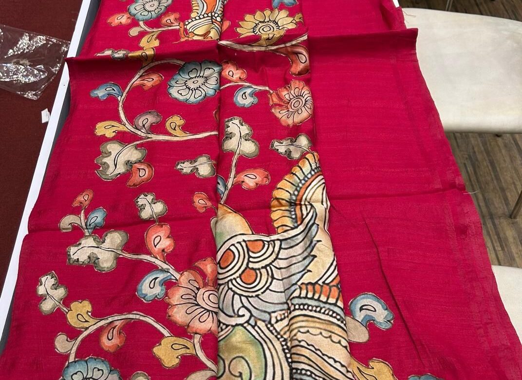 Light Weight Tussar Patch Work Sarees (18)