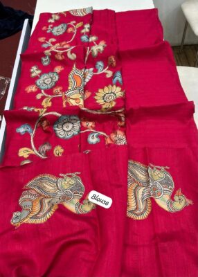 Light Weight Tussar Patch Work Sarees (20)