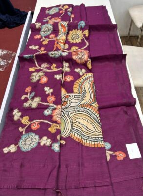 Light Weight Tussar Patch Work Sarees (6)