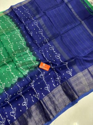 Mangalagiri Cotton Silk Sarees With Blouse (11)