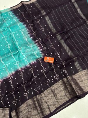 Mangalagiri Cotton Silk Sarees With Blouse (16)