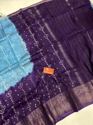 Mangalagiri Cotton Silk Sarees With Blouse (7)