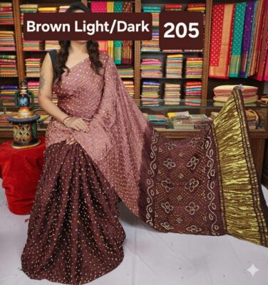 Modal Silk Bandini Sarees With Blouse (18)