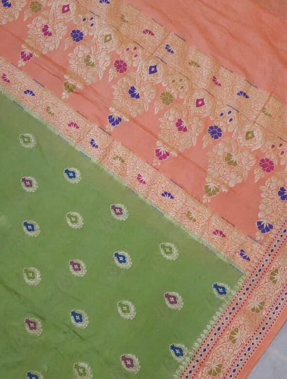 Mulberry Soft Semi Georgette Sarees (5)