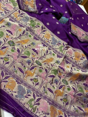 Munga Tussar Silk Jamdhani Sarees (10)