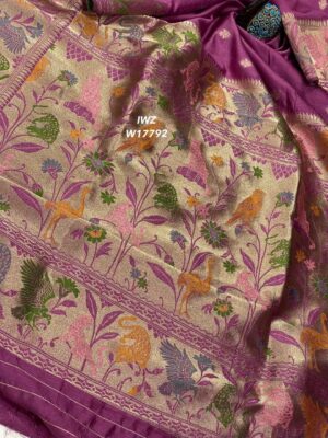 Munga Tussar Silk Jamdhani Sarees (11)