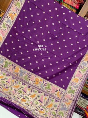 Munga Tussar Silk Jamdhani Sarees (7)