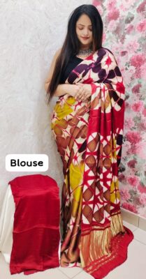 PURE MODAL SILK TISSUE PALLU SAREES (33)