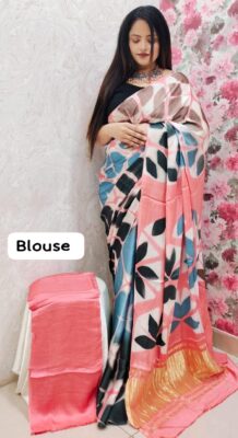 PURE MODAL SILK TISSUE PALLU SAREES (35)