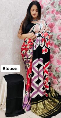 PURE MODAL SILK TISSUE PALLU SAREES (38)