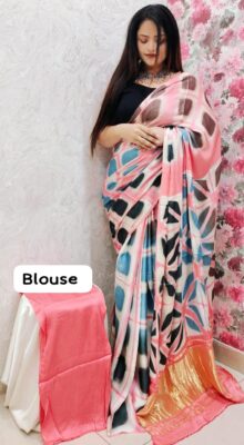 PURE MODAL SILK TISSUE PALLU SAREES (39)