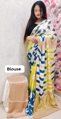 PURE MODAL SILK TISSUE PALLU SAREES (40)