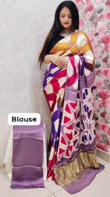 PURE MODAL SILK TISSUE PALLU SAREES (44)