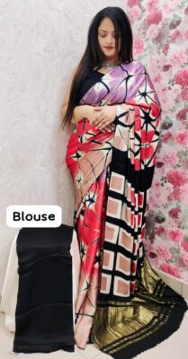 PURE MODAL SILK TISSUE PALLU SAREES (50)