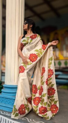 Premium Quality Murshidabad Silk Sarees (4)