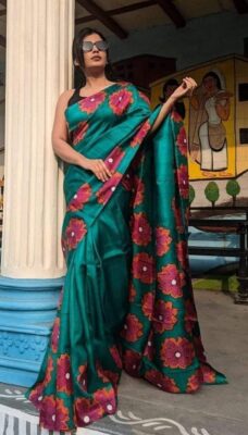 Premium Quality Murshidabad Silk Sarees (5)