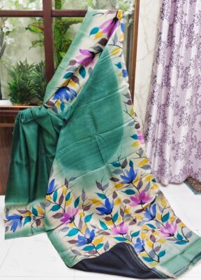 Pure Bishnuri Silk Sarees Without Border (10)