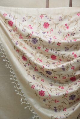 Pure Desi Tussar Sarees With Embroidary Work With Silkmark (10)