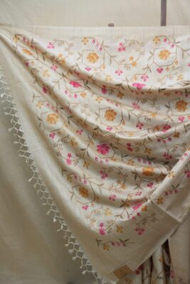 Pure Desi Tussar Sarees With Embroidary Work With Silkmark (14)