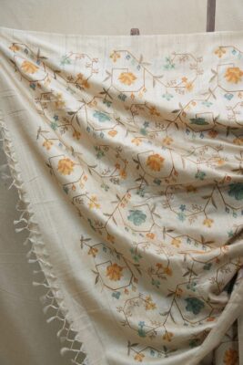 Pure Desi Tussar Sarees With Embroidary Work With Silkmark (9)