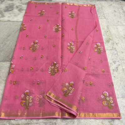 Pure Embroidary Kota Cotton Sarees (4)