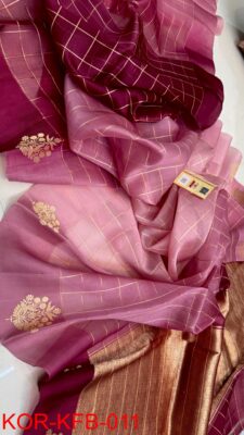 Pure Handloom Banaras Ombre Dye Kadhwa Sarees (17)