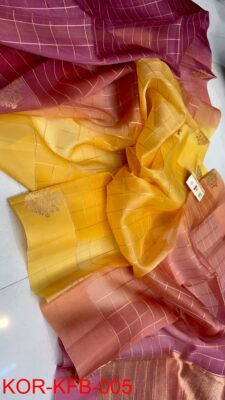 Pure Handloom Banaras Ombre Dye Kadhwa Sarees (8)