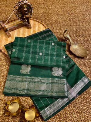 Pure Handloom Mangalagiri Silk Sarees (2)