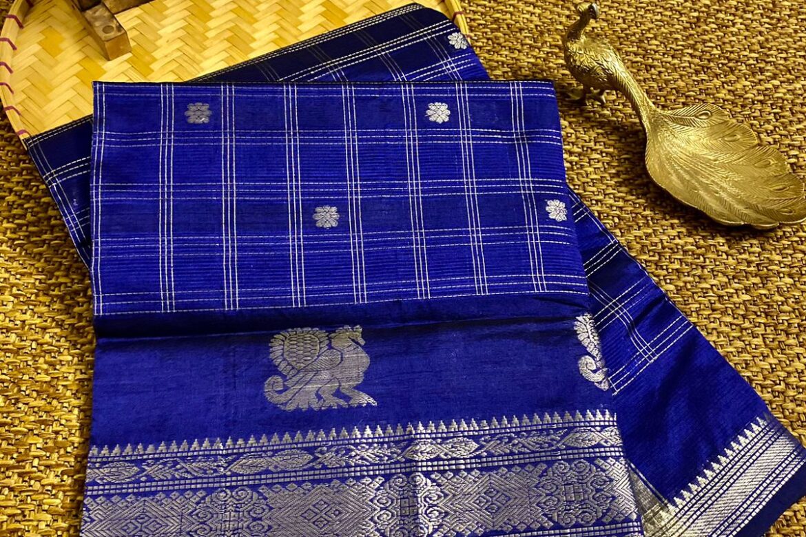 Pure Handloom Mangalagiri Silk Sarees (3)