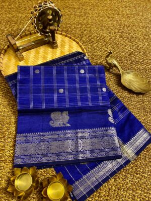 Pure Handloom Mangalagiri Silk Sarees (3)