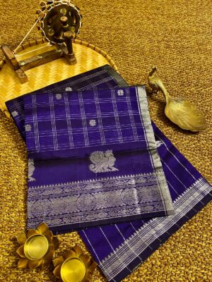 Pure Handloom Mangalagiri Silk Sarees (8)