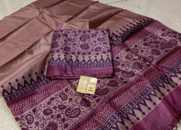 Pure Heavy Tussar Silk Dress Materials (18)