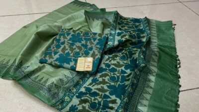 Pure Heavy Tussar Silk Dress Materials (2)