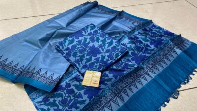 Pure Heavy Tussar Silk Dress Materials (4)