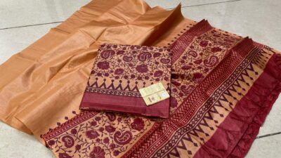 Pure Heavy Tussar Silk Dress Materials (5)