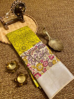 Pure Kalamkari Sarees With Blouse (4)