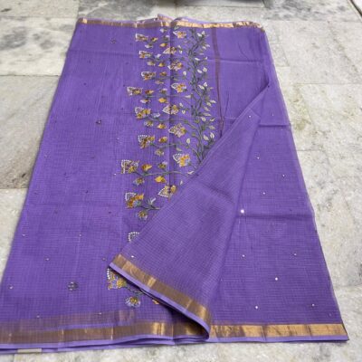 Pure Kota Cotton Sarees With Embroidary (4)