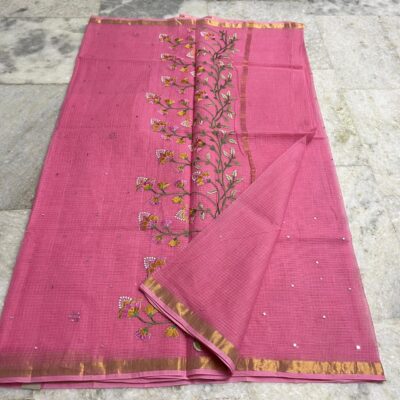 Pure Kota Cotton Sarees With Embroidary (5)