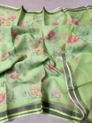 Pure Kota Silk Printed Sarees (1)