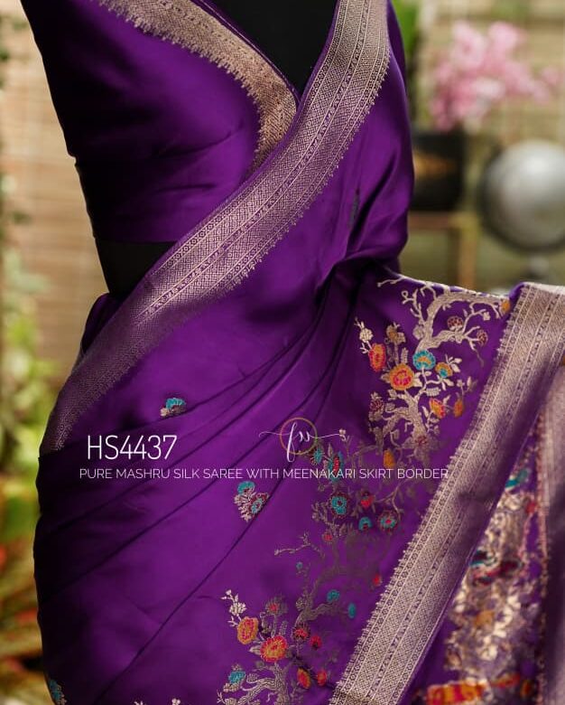 Pure Mashru Silk Sarees (2)