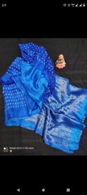 Pure Matka Resham Weaving Sarees (16)